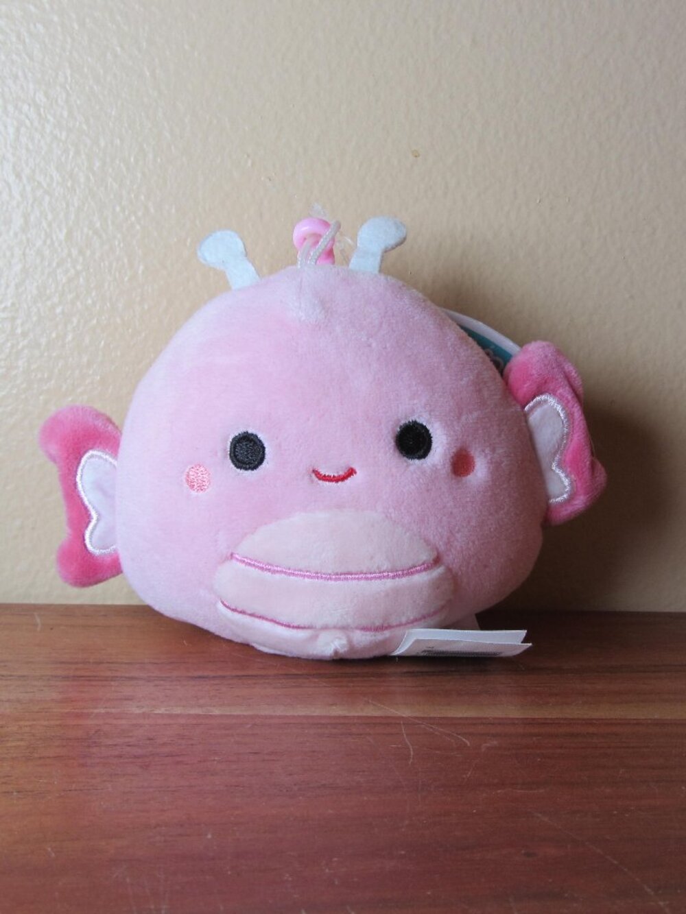 plush squishmallows 3.5" maribel butterfly bag clip dangler 2022 NWT (W6848)